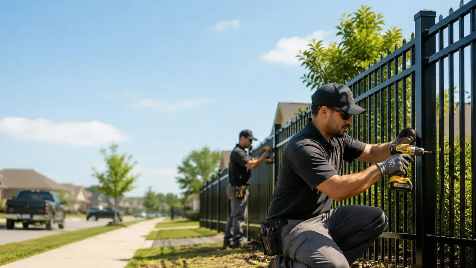 Metal Fence Installation in Lewis, IN